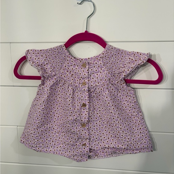 Zara Other - Zara Kids Lavender Floral Blouse